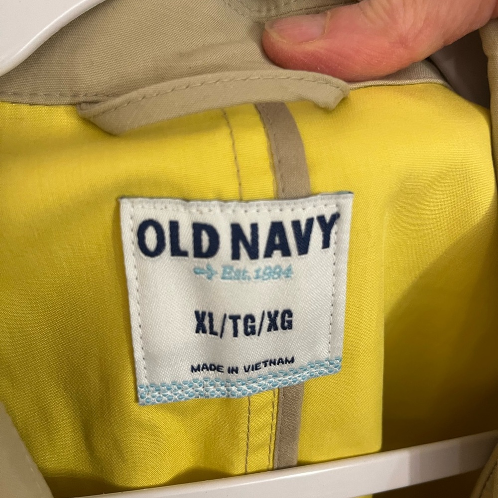Old Navy Women’s Short Trench Coat Size X-Large NWOT - Picture 4 of 13